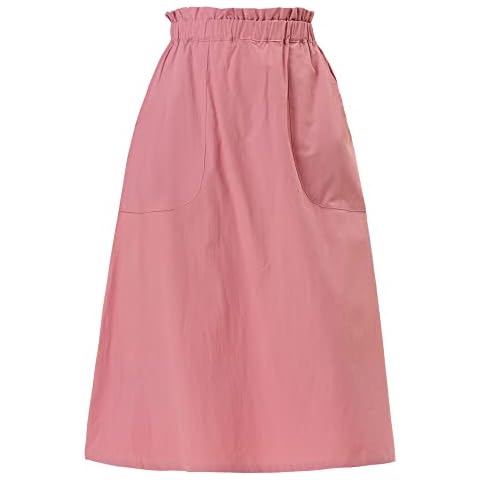 Allegra K Falda campesina vintage rosa Cover