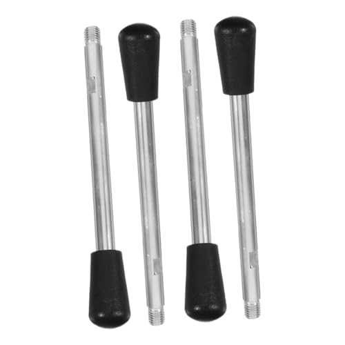 DIYEAH 4 Pièces Poignée Filetée Ergonomique pour Machine Outil Lot de Poignées Rotatives de Rechange pour Tour et Fraiseuse Confort et Précision pour Perçage Prolongé
