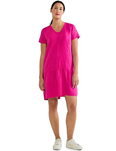 Street One Damen A143471 Leinenkleid, Oasis Pink, 40