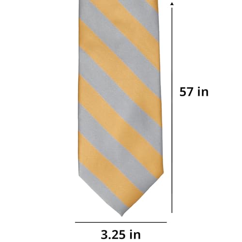 Image of tiemart Men's Striped Tie Standard Length