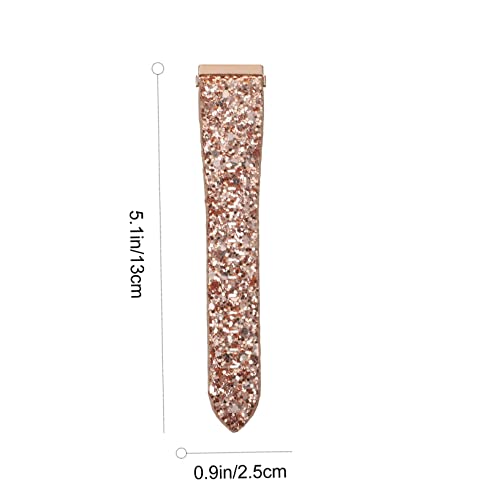 Correa de Fitbit en cuero con brillo DOITOOL elegante para pulsera de reloj 2