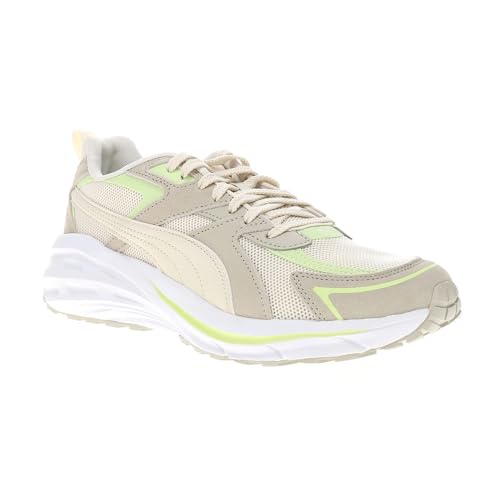 PUMA Womens Hypnotic Ls Lace Up Sneakers Shoes Casual - Green, Off White2