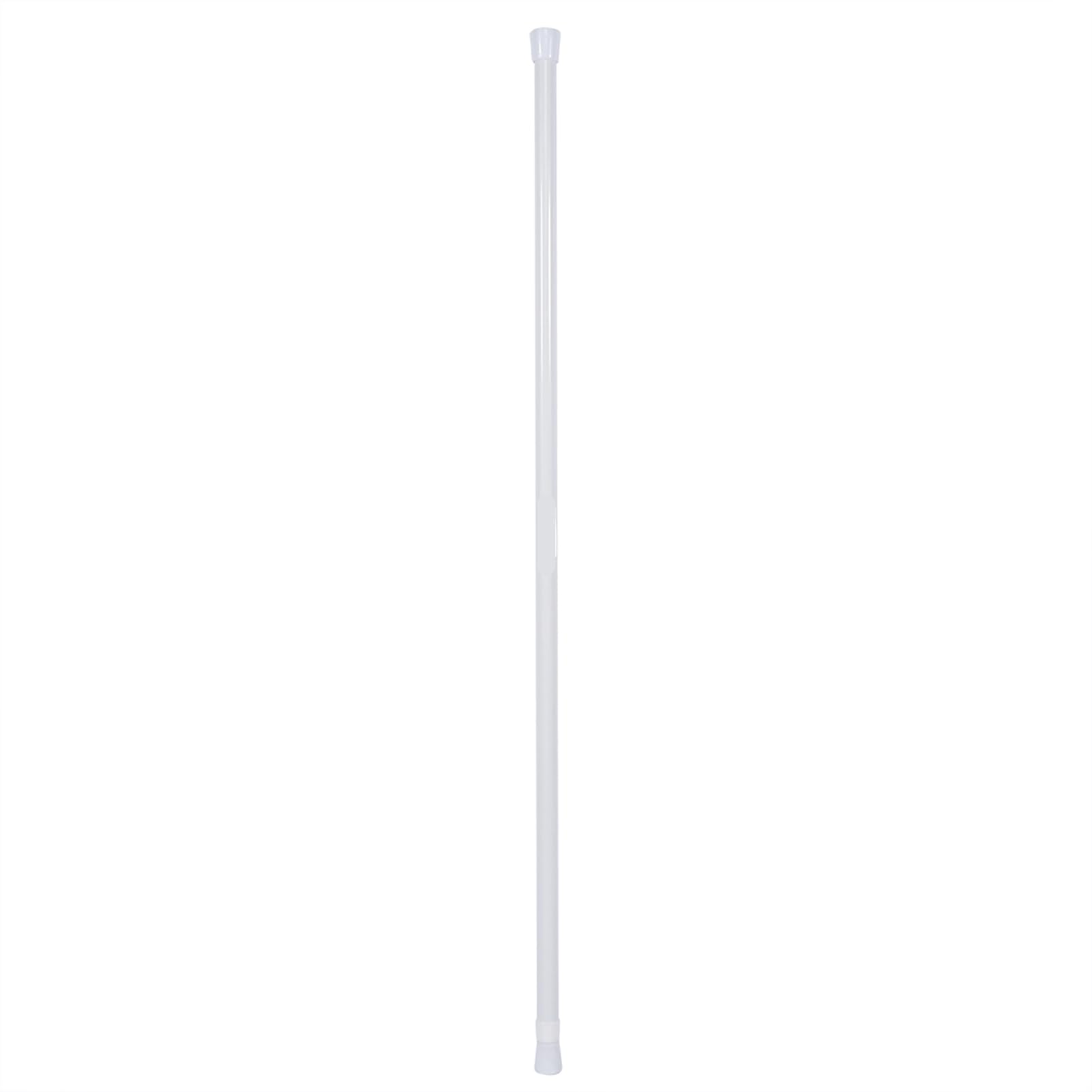 Tringle à Rideau Télescopique Extensible, Fer Durable Réglable 85-150cm pour Salle de Bain, Douche et Armoire