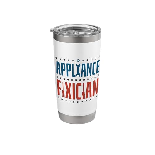 Appliance Repairman Repair Technician Fixer Service Tech Stainless Steel Insulated