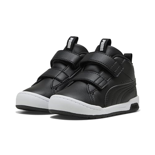 PUMA Unisex Baby MULTIFLEX 2 MID SL V INF Sneaker, Black Black, 27 EU