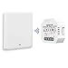 Price comparison product image HerePow Mini 1 Gang DIY Smart Light Switch Module Smart Life/Tuya App and Wireless(Zigbee +RF433 Control) Remote Control, Compatible with Alexa Echo and Google Home, 1/2 Way