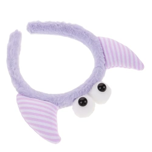 Homoyoyo diadema de cuerno Sombreros banda señoras diademas de mujer pañuelo accesorios para el cabello para mujeres diademas para el cuidado de la piel para mujeres venda Felpa Púrpura