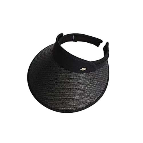 Chapeau de coupe vide anti-UV pour femme avec grand bord en tricot d'été