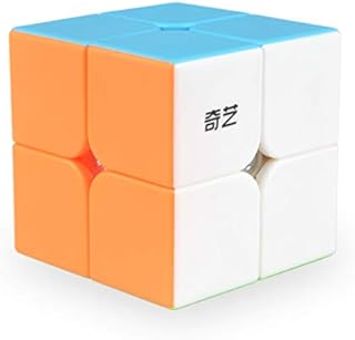 Qidi Speed Cube 2x2- Stickerless Magic Cube 2x2x2 Puzzles Toys (50mm), The Most Educational Toy to Improve Concentration.