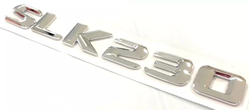 Emblema para maletero de coche SLK 230: recupere el diseño original plateado