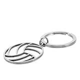 Ipetboom Porte-clés De Volley-ball En Acier Inoxydable Élégant Accessoire Sport Pour Fa...