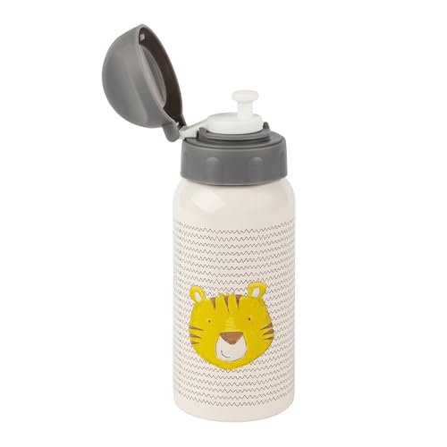 SIGIKID 25380 Edelstahl Trinkflasche 4 Freunde 400ml empfohlen für Kinder ab 1 Jahr, robust, auslaufsicher, bruchfest