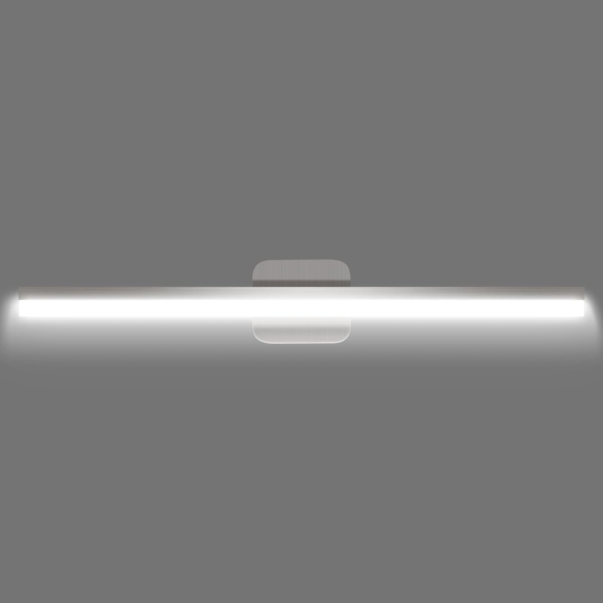 Yarra-Decor 24-inch LED Bathroom Vanity Light Bar,Vanity Lighting Fixtures for Mirror Illumination,Indoor Daylight White Wall Light 6000K (Nickel)