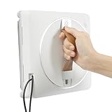 Fensterputzroboter, 2500Pa Fensterroboter Dual Spray Fensterreinigungsroboter, 50ml Wassertank, 3 Wegplanungsmodi, Fernsteuerung, Kantenerkennung, Manuell/Automatisch