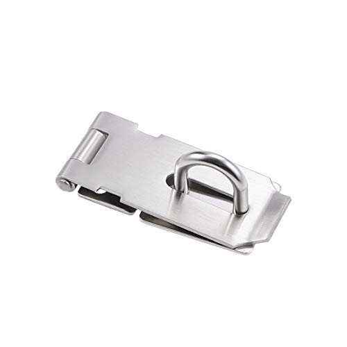 Image of uxcell Padlock Hasp Door Clasp Hasp Latch Security Safety Bolt Lock Latches 201 Stainless Steel
