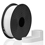 Pxmalion PC 3Dプリンター用フィラメント 新素材 無毒無味 成型効果優れる マテリアル 樹脂材料 PLA ABSより強度が高い 1.75mm径 正味量1KG 精確度+/- 0.02mm ほとんどの3Dプリンターと3Dプリントペンが適用 (白)