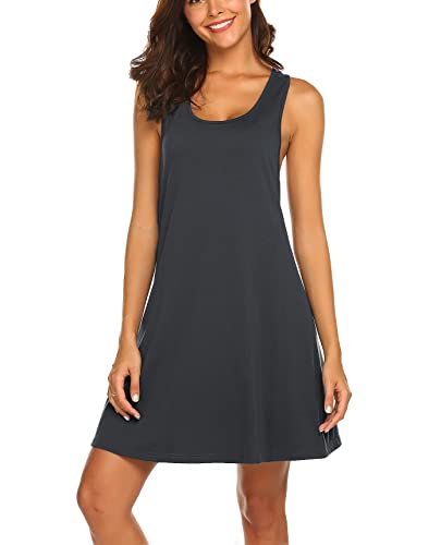 Image of Avidlove Sleepwear for Women Tank Nightgown Chemise Racerback Sleeveless Sleep Dress