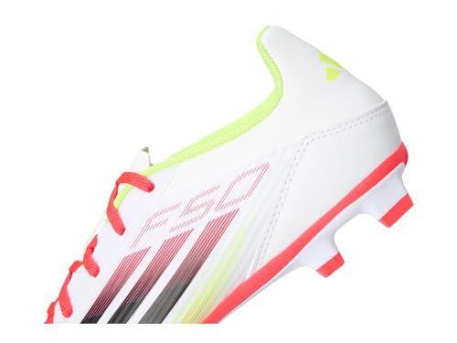 Image of adidas F50 Club FG /MG Football Cleats, Tesoye /Cblack /Lucred, Firm Ground /Multi-Ground Soccer Shoes