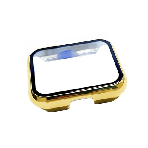 RealmeWatch 2 スマートウォッチ用ケース用保護 PC 傷防止ショックフレーム フルエッジカバレッジ ワンピースバンパー Fo スクリーンプロテクター 強化ガラス スマートウォッチカメラレンズ用 プライバシーフルケース