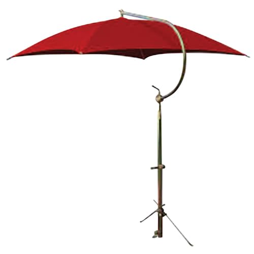 Parts ASAP Tractor Umbrella Assembly for Fender Mounts 54 10 oz. Duck Canvas - Red