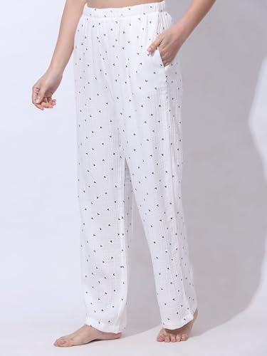Image of B STORIES Women's Cotton Pyjama Set | Comfort and Relexed Nightsuit for Ladies