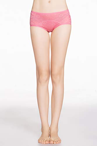 Image of YOYI FASHION Women Menstrual Period Briefs Jacquard Easy Clean Panties US Size XXS-5XL /12
