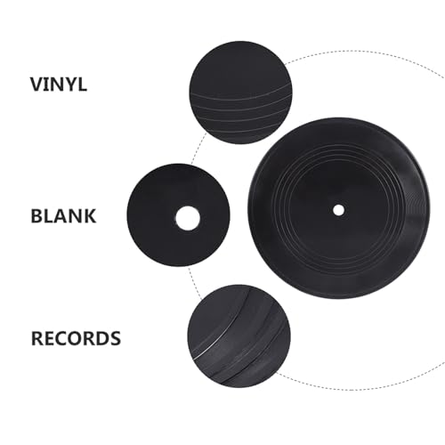 Discos de vinilo de material resistente y estilo indie pack de 5 piezas para habitaciones 4
