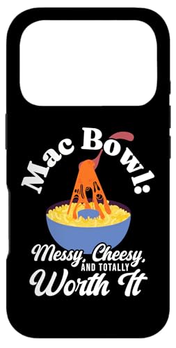 Messy Mac and Cheese Bowl Cheesy Macaroni Pasta Lover Foodie Case for iPhone 17 Pro