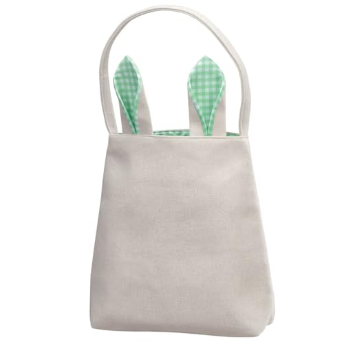 Fox Valley Traders Bunny Bag with Green Gingham