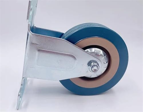 Roulette directionnelle étagère réfrigérateur pneu caoutchouc gris anti-trace