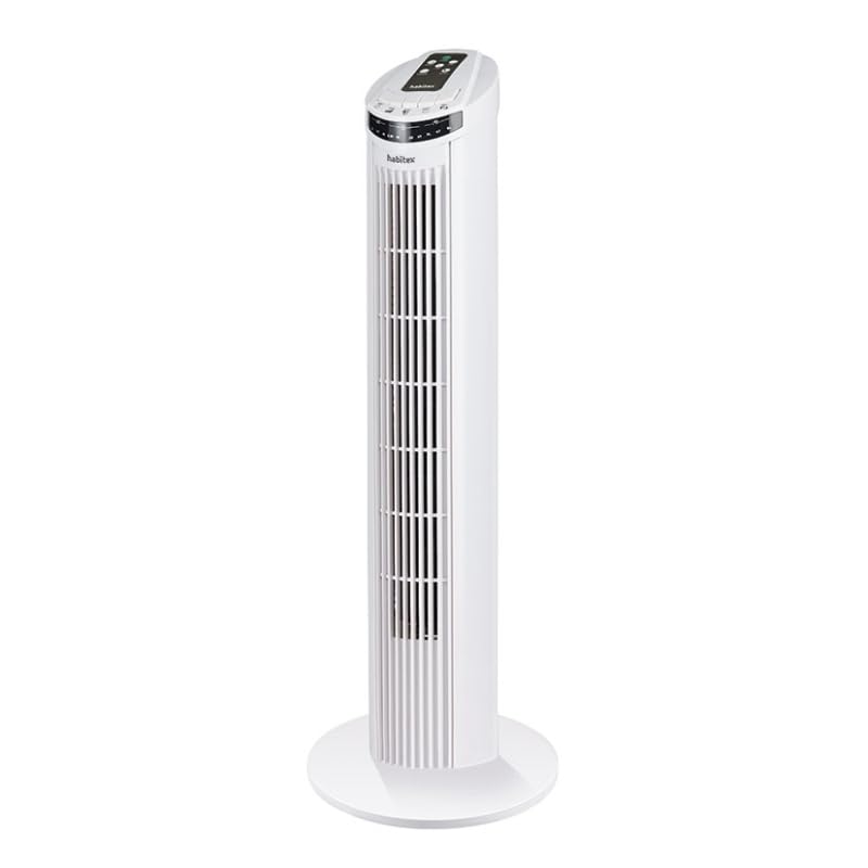 Habitex Ventilador Torre 29inch Blanco con Mando