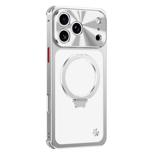 Coque iPhone 17 Pro Max avec alliage aluminium cadre métal et support - 2
