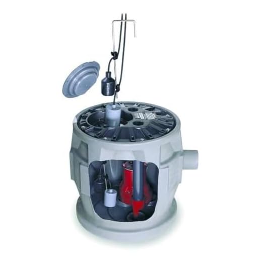 Liberty Pumps P382LE41 Pro380 Series Simplex Sewage System, Gray