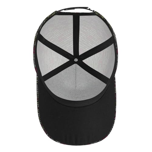 Casquette violette délavée motif papillon programmation avec réglage taille unique