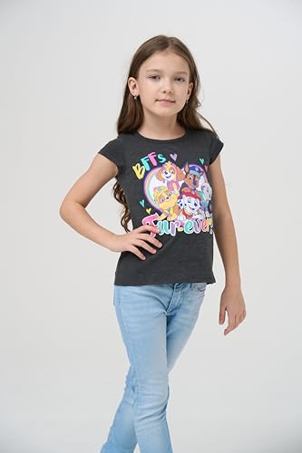 Image of Paw Patrol Girls 3 Pack Short Sleeve T-Shirt for Toddler to Little Kids