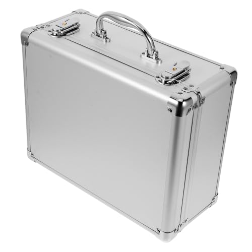 Portable Tool Organizer with Password Lock Aluminum Alloy Multi-functional Briefcase for Tools Cameras and Cosmetics Outdoor Carrying Case for Hiking Fishing and More