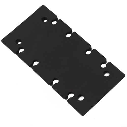 Eawfgtuw 140441-9 Parte di ricambio per piastra di base compatibile con levigatrice orbitale BO3700 BO3710 BO3711 Accessorio per utensili elettrici neri