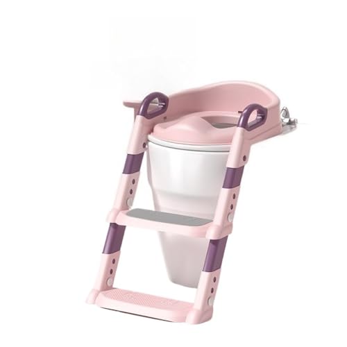 折りたたみ おまる ステップ付き 補助便座 子供用便座 幼児用トイレ 6段高さ調節 滑り止め設計 PUクッション付き コンパクト収納 浴室 旅行先 トイレトレーニング 男女兼用 展開寸法:34 x 34*44 cm 重量:約1.8 kg 荷重:約40 kg