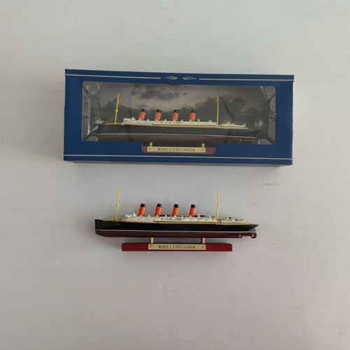 Lllunimon 1/1250 RMS Lusitania Transatlantic Ship Model Alloy Warship Finished Product Collection for Gifts - Image 5