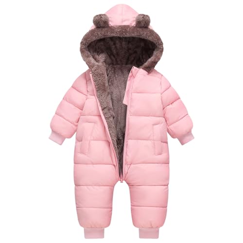Toddler Snow Suit Baby Snowsuit Infant Winter Coat Puffer Clohtes 0-2T Hoodie