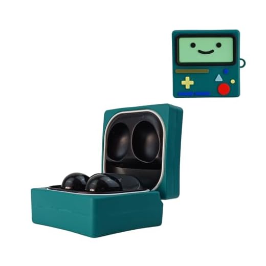 Capinha Capa Case BMO de Silicone compatível com Galaxy Buds FE, Galaxy Buds 2 Pro, Galaxy Buds 2, Galaxy Buds Pro, Galaxy Buds Live