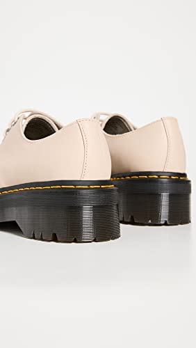 Image of Dr. Martens Womens 1461 Quad Smooth Leather Platform Shoes