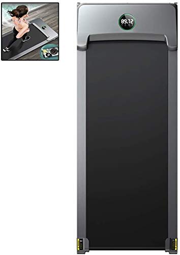 Image of Tredmills for Running Proform Treadmill Treadmills Home Indoor Foldable Flat Walking Machine Mute Small Flat Indoor Walking Machine Fitness Equipment Mechanical (Gray 125 * 50 * 10cm)