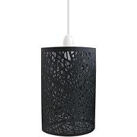 Vintage Lampenschirm Aus Metall – Offener Drahtkäfig Für Pendelleuchten | 22 Cm Hoch | Inkl. Reduzierplatte