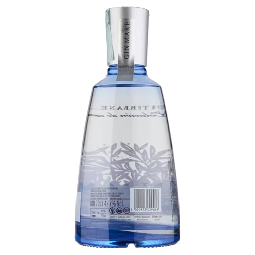 Gin Mare Mediterranean Gin, 70 cl | Super-Premium Spirit with Basil, Thyme, Rosemary & Arbequina Olive Botanicals | 42.7% ABV