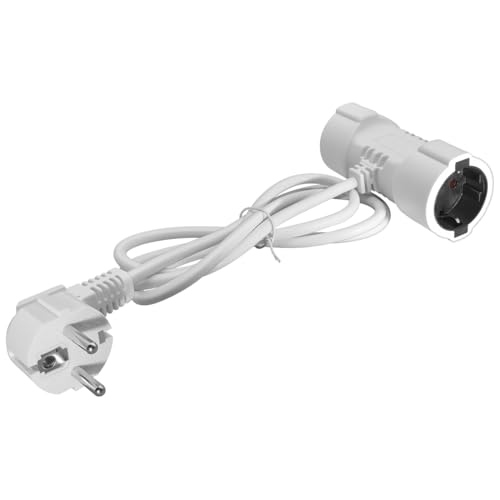Cordon d'alimentation en T pour doubler vos prises disponibles derrière le meuble TV ou le bureau