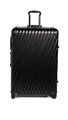TUMI - 19-Grad-Aluminiumkoffer mit erweiterbaren 4 Rädern – Hartschalenkoffer – 52,1 x 77,5 x 27,9 cm – Mattschwarz