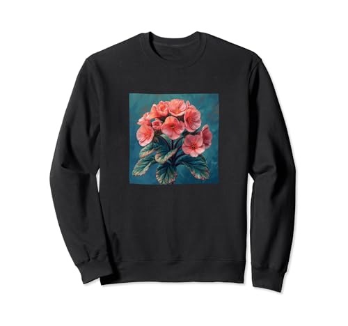 Bergenia Flower Cottagecore Graphic Sweatshirt