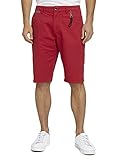 Männer TOM TAILOR Herren Hosen & Chino Chino Shorts mit Bio-Baumwolle Tibet red,34,17761,4000