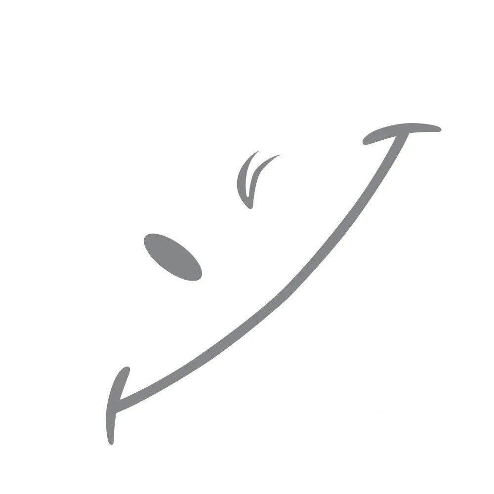 Dabhuoc Glossy Gray Car Front Rear Bumper Sticker Smile Styling Decal Auto Tuning Accessories(Glossy Gray)